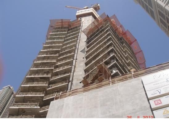 Pentominium A+B, Dubai Marina: Dubai Land Department inspection photo, June 2012