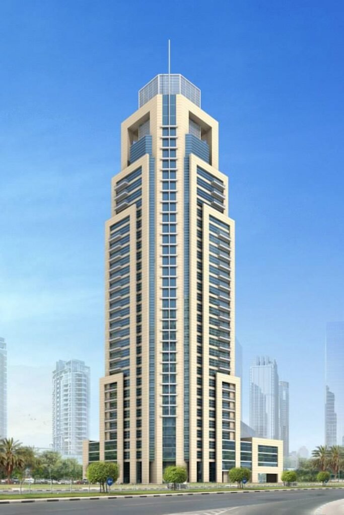 West End Tower, Al Barsha South Fifth: project render
