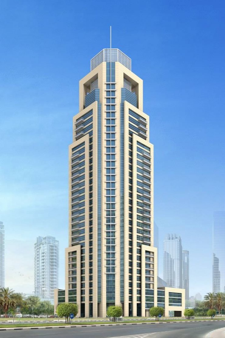 West End Tower, Al Barsha South Fifth: project render